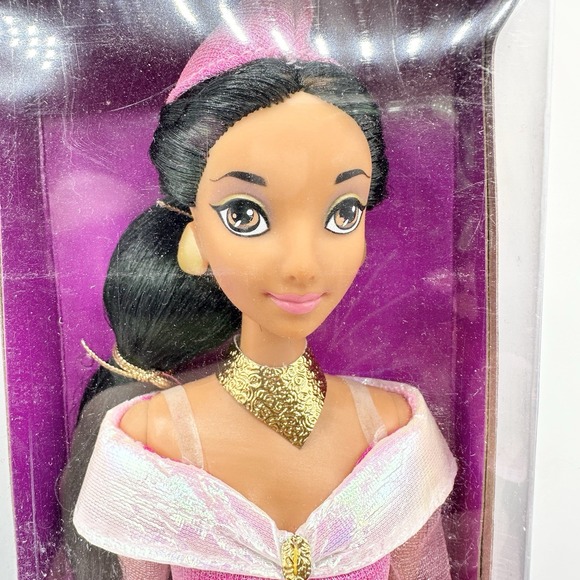 Mattel Disney Aladdin & the King of Thieves Jasmine Princess in Pink Doll MIB - Picture 2 of 16